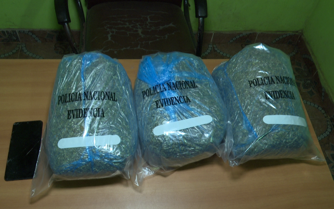 Un joven fue detenido por trasportar marihuana en Capiatá