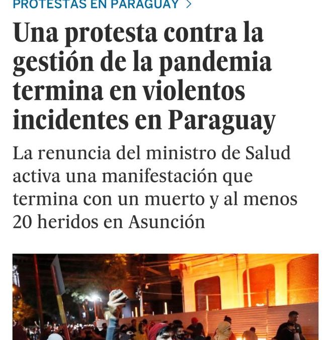 Medios internacionales se hicieron eco de los incidentes causados ayer en la marcha