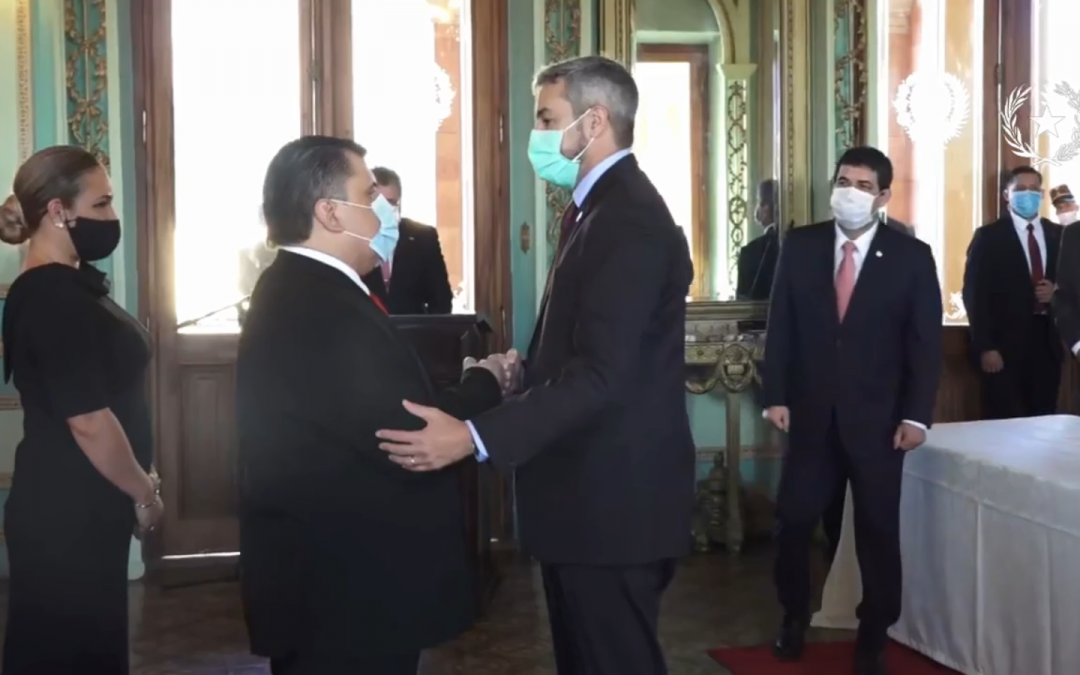 Juramento de Borba como nuevo titular de Salud