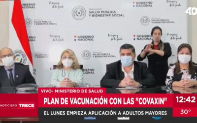 Salud empezará a distribuir las dosis de Covaxin para seguir inmunizando a la población