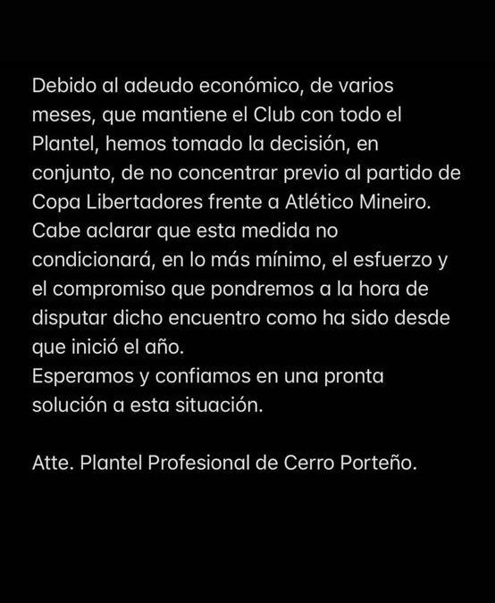 ¿Crisis en el Ciclón? Jugadores anuncian que no concentrarán por falta de pago