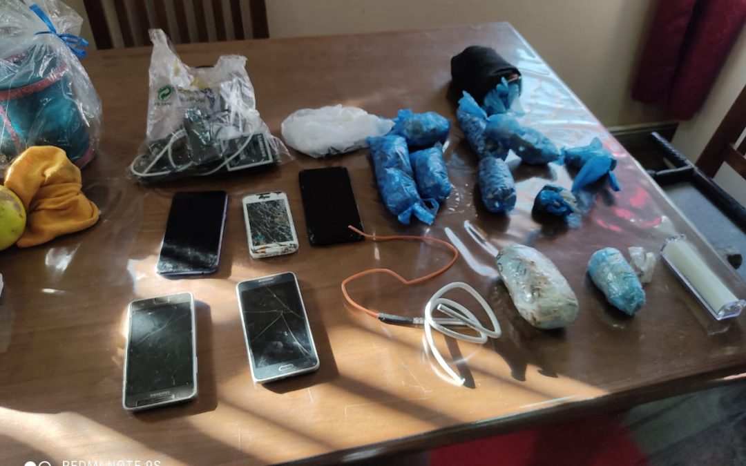 Tras requisa en penal de Concepción, hallan drogas, armas blancas y dinamita en gel