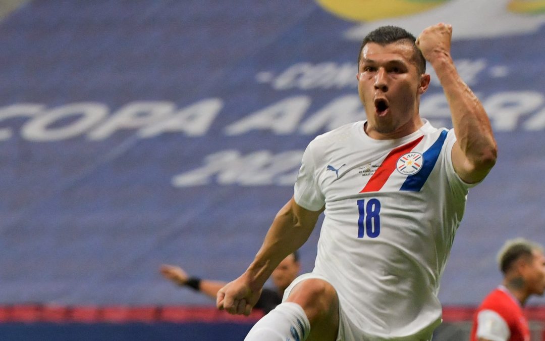Final del primer tiempo: Con gol de Samudio, Paraguay gana 1-0