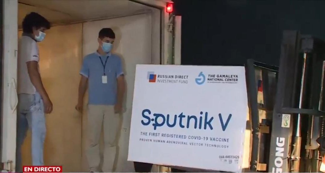 100 mil vacunas de Sputnik V ya están en el país
