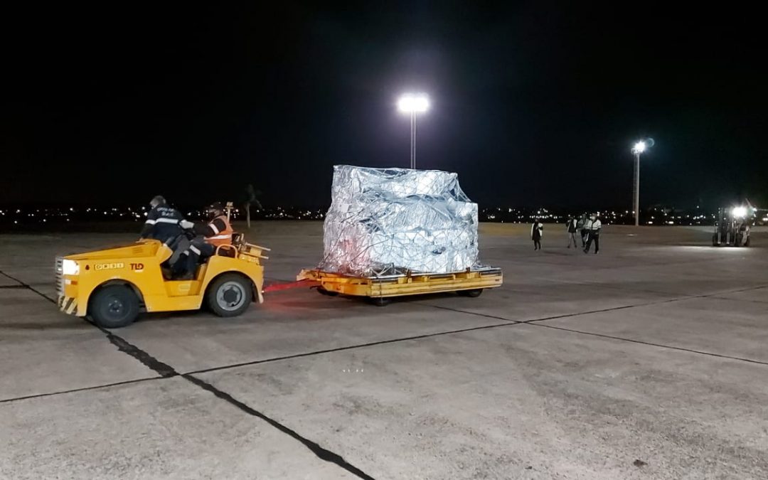 Llegó al país el primer lote de la Pfizer adquirido por el Gobierno