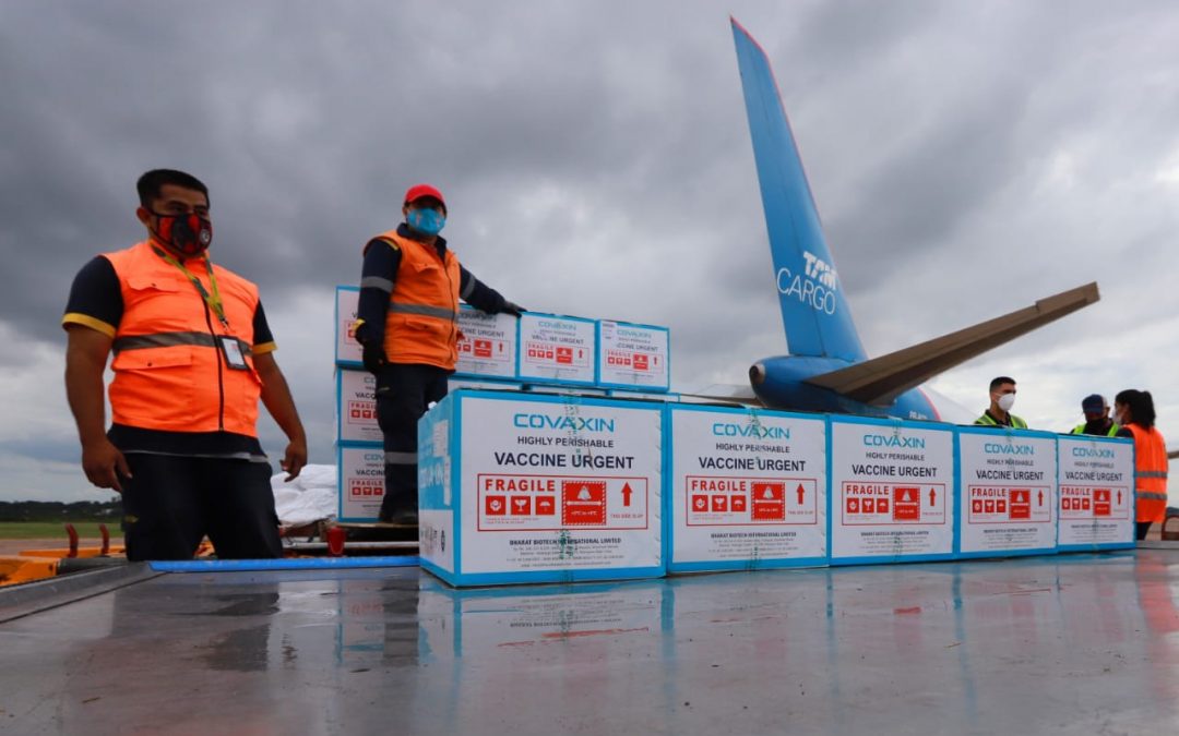 Borba anunció que más dosis de Covaxin llegarán en agosto