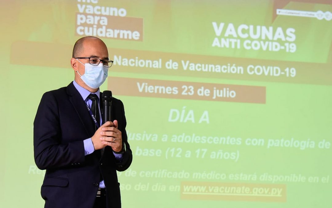 Personas con 20 años en adelante serán inmunizadas contra el Covid-19 desde el 21 de julio