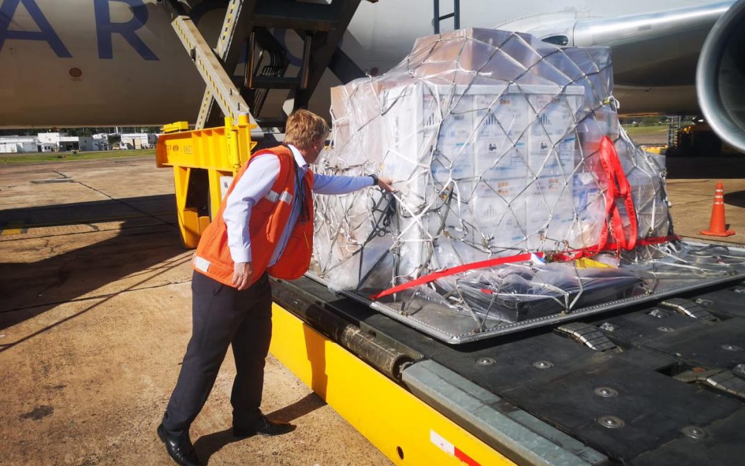 Arribó el lote de 33.900 dosis de Pfizer