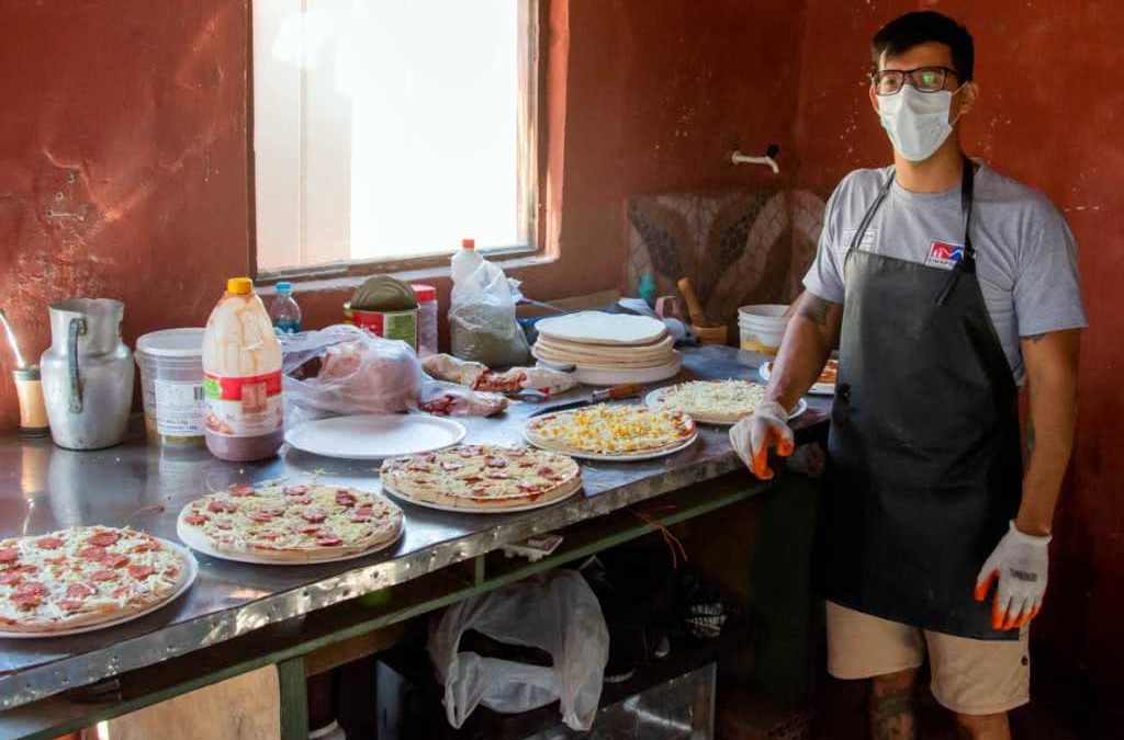 Pizzero privado de su libertad busca reinsertarse