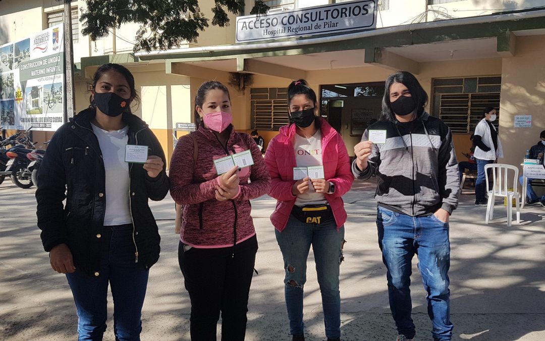 Más de 2 millones de personas ya cuentan con una dosis anticovid en Paraguay