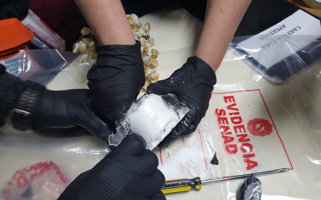 Incautan cocaína con destino a Reino Unido, Tailandia y Australia