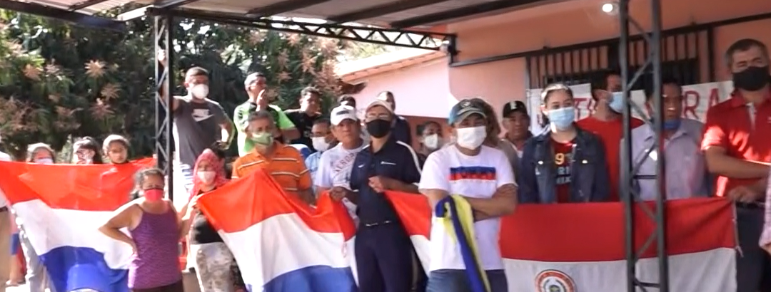 Manifestación a favor de supuesto autor intelectual de crimen de mecánico