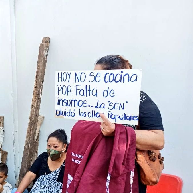 Exigen recursos para continuar con ollas populares