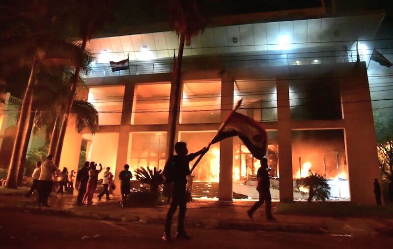 Solicitan entre 5 y 6 años de prisión para acusados de quema del Congreso