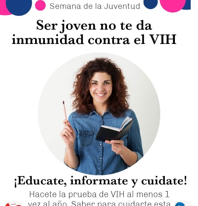 VIH: jóvenes deben leer y educarse para prevenir infecciones