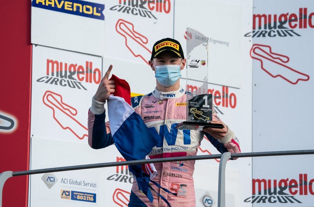 ¡Orgullo guaraní! Joshua logró otra victoria en la Fórmula 4 de Italia