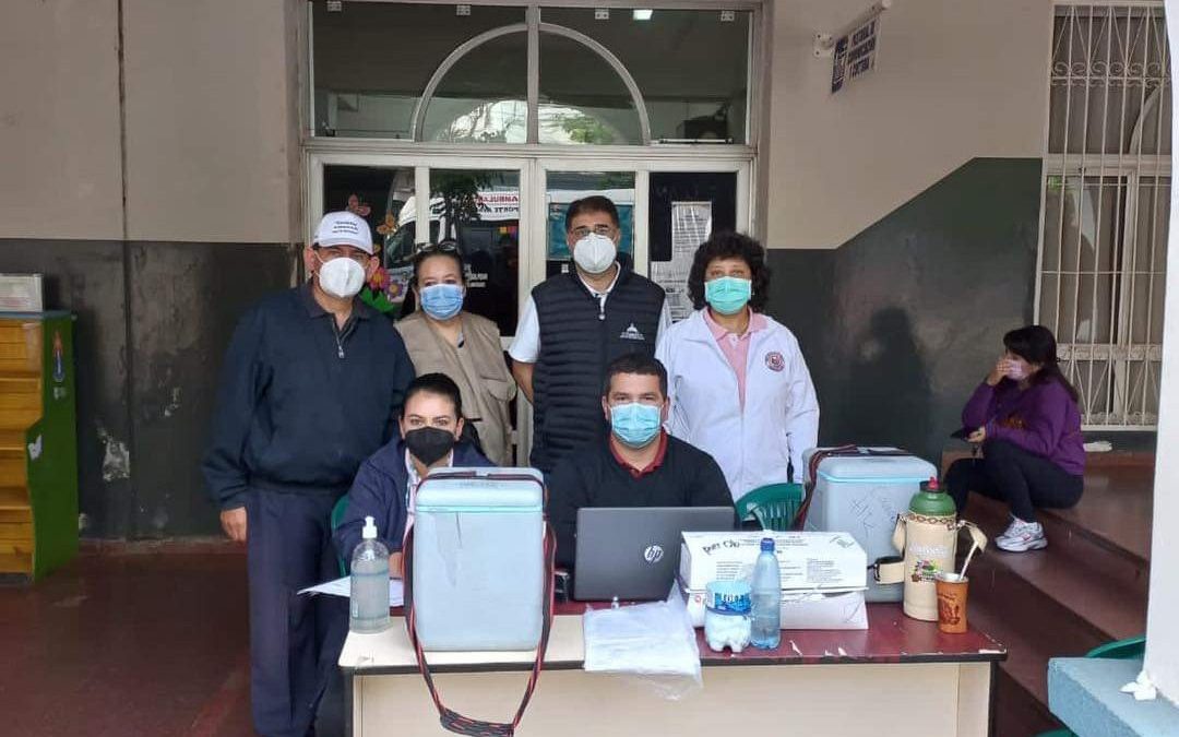 Salud inició jornada de vacunación en la Basílica de Caacupé