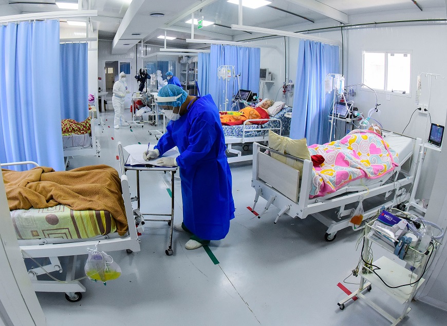 Ningún paciente que ocupa una cama en UTI en Central está vacunado