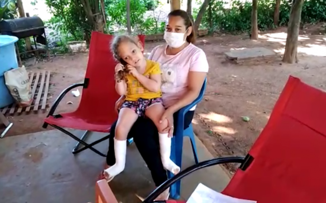 Coronel Oviedo: apelan a la solidaridad para costear cirugía de una niña