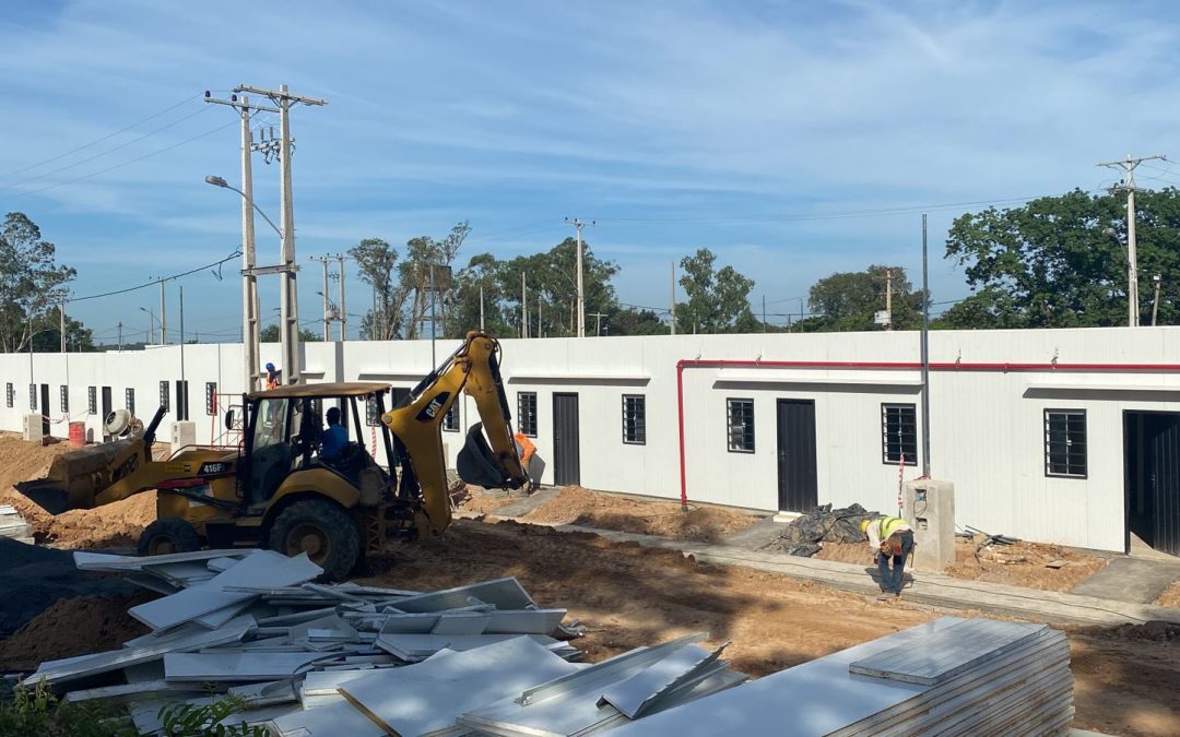 Costanera Sur: obras de viviendas temporales entran en su etapa final