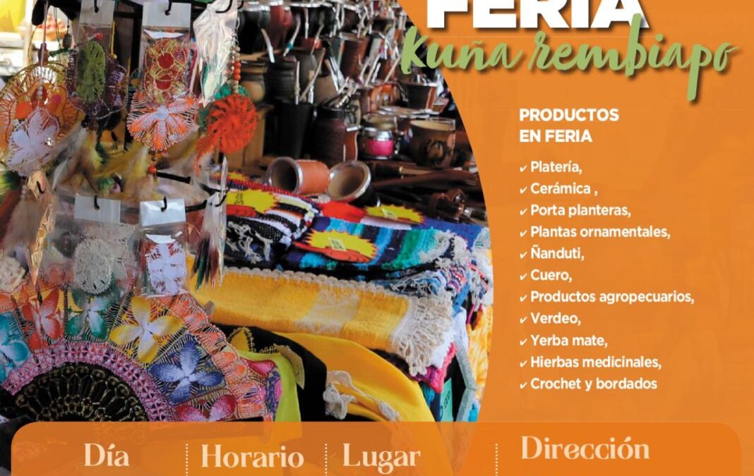 Feria ‘Kuña reambiapo’ expone productos de mujeres emprendedoras