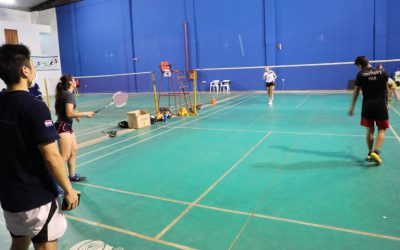 ODESUR 2022: voluntario de JICA entrena a badmintonistas