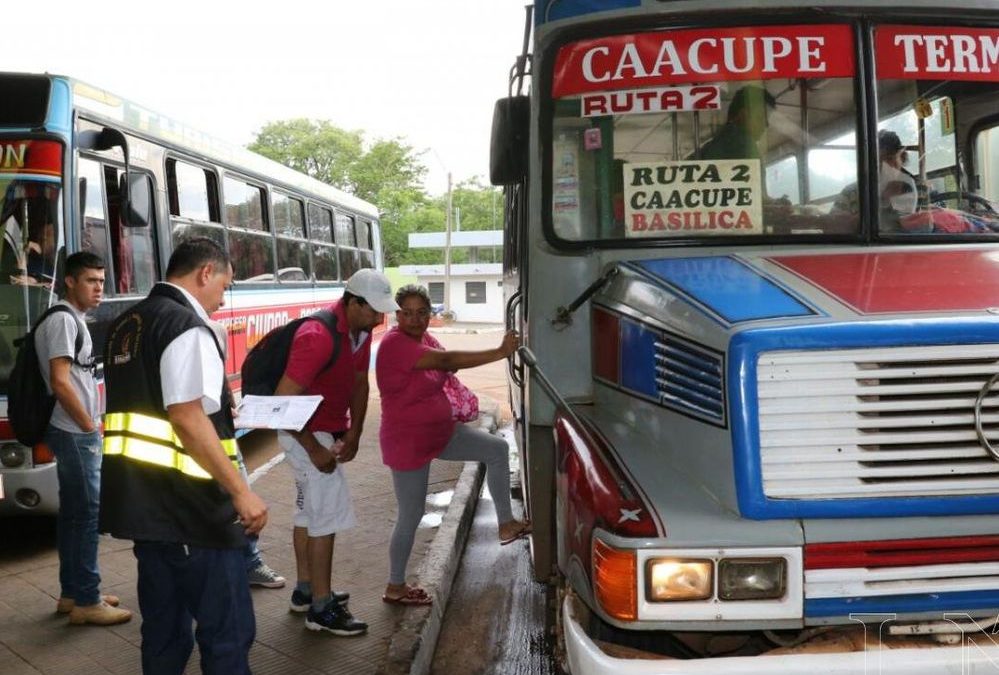 Desde el domingo, Dinatran libera el horario de buses a Caacupé