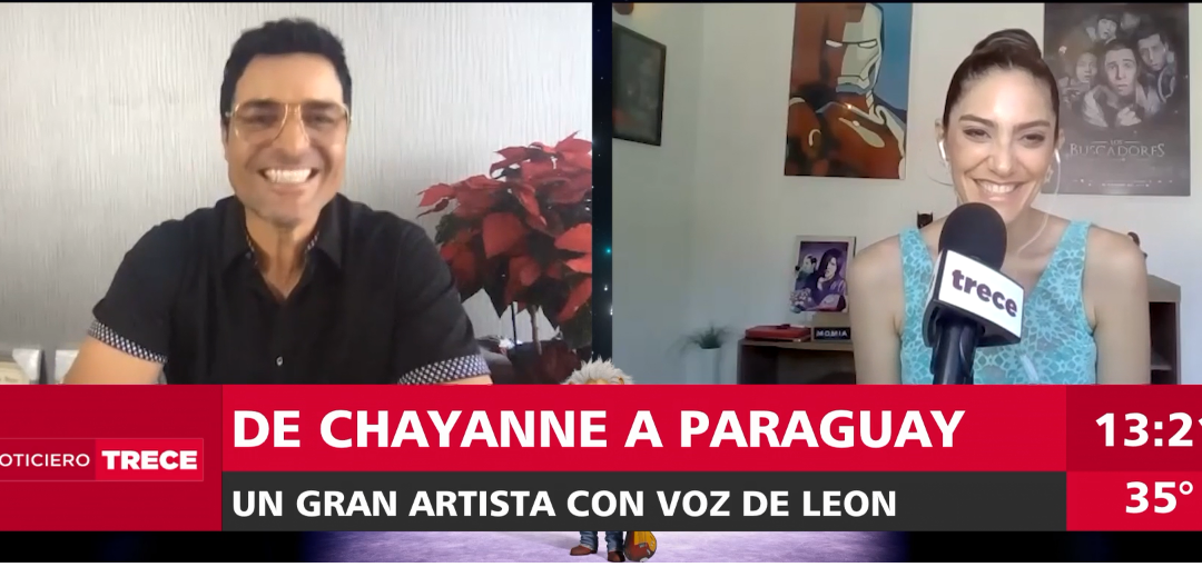 Lucía Sapena conversó con Chayanne sobre su papel en “Sing 2”