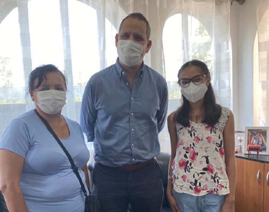 Milagros fue dada el alta y recibirá el 2022 con un nuevo corazón