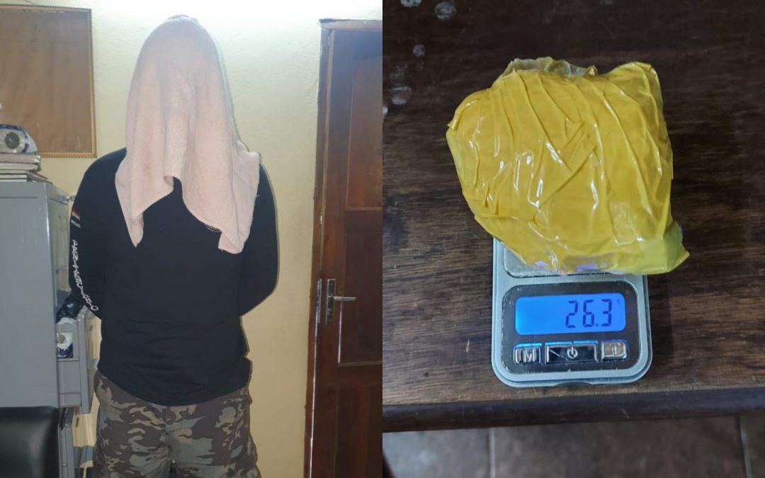 Guardiacárcel intentó meter droga al penal de CDE y fue detenido