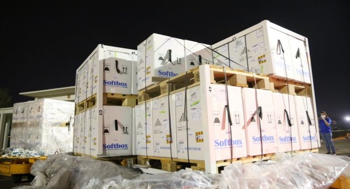 Más de 400 mil dosis de Pfizer llegaron al país para continuar con vacunación anticovid