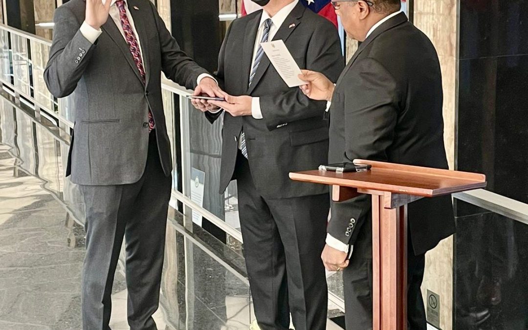 Juró hoy el nuevo embajador de Estados Unidos en Paraguay