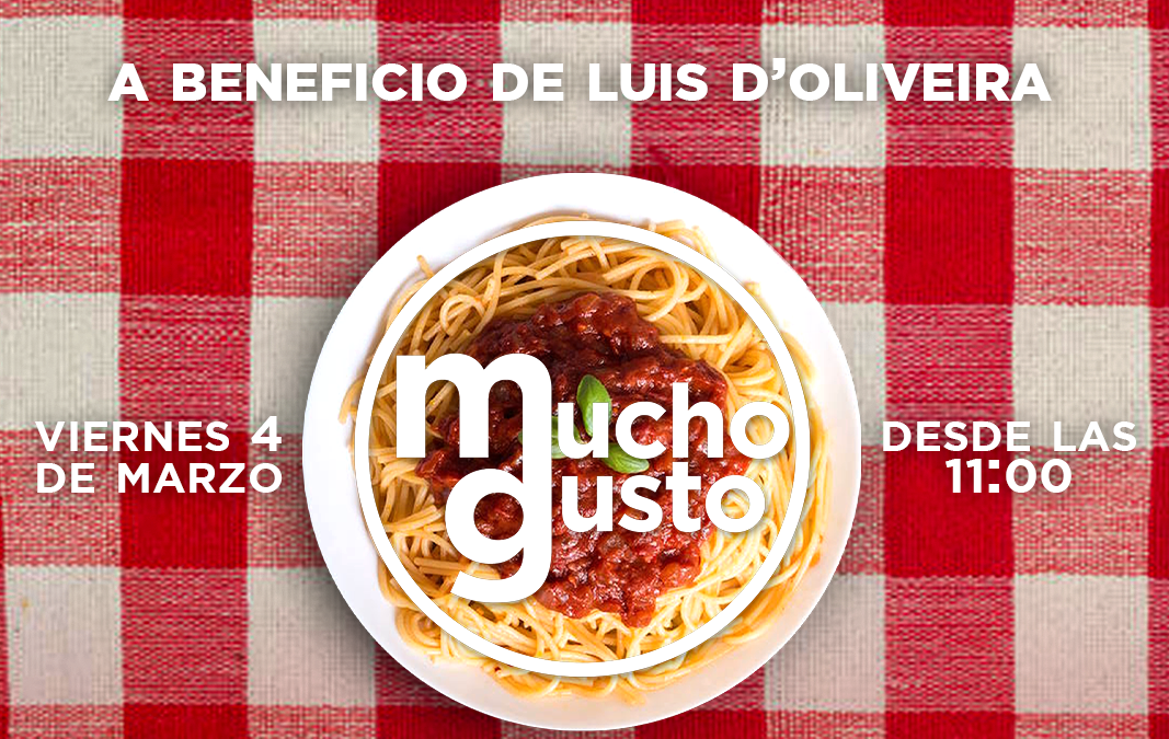 ¡Tallarinada en Mucho Gusto a beneficio de Luis D´Oliveira!
