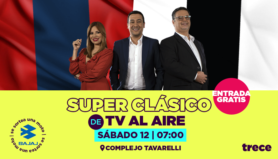 ¡Este sábado se viene el Clásico de TV al Aire!