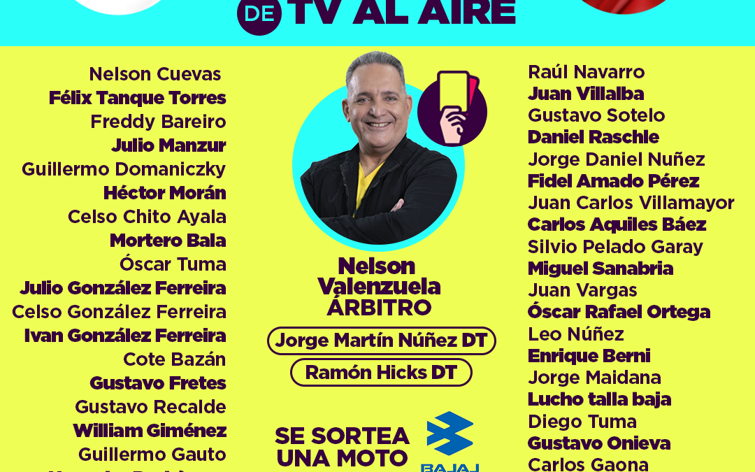 Clásico de Tv Al Aire: ¡Confirmados los equipos de Cerro y Olimpia!