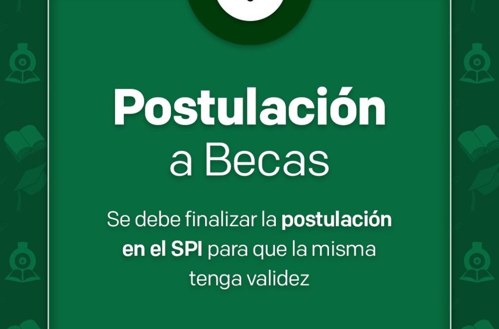 Postulantes a becas deben completar proceso para confirmar solicitud, recuerda Becal