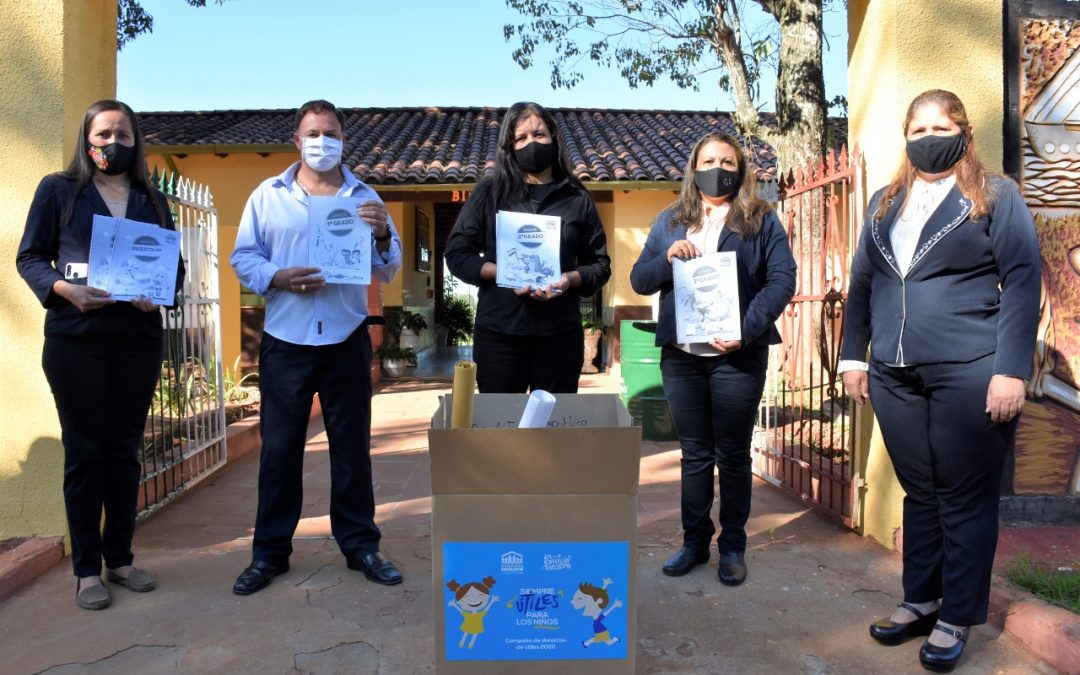 Campaña “Siempre útiles” apela a la solidaridad para donar útiles escolares a estudiantes
