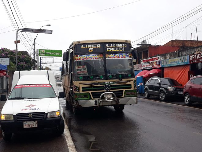 San Lorenzo: buses internos pararán para exigir aumento del pasaje