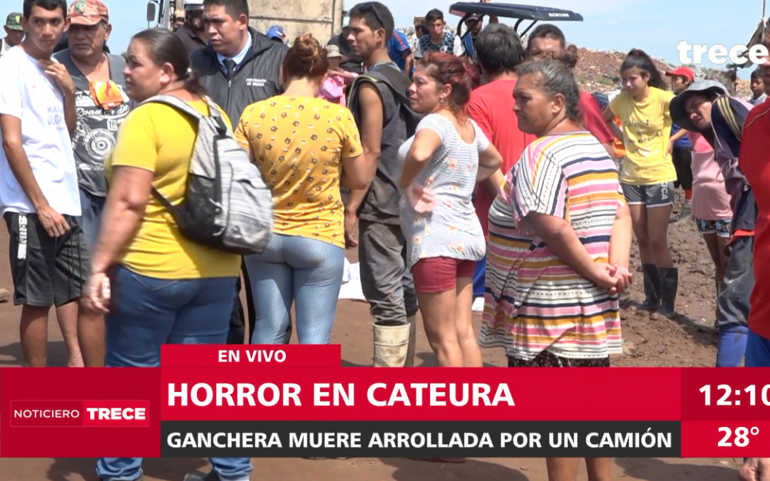Mujer muere arrollada por un camión en vertedero de Cateura