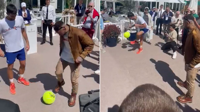 De cara a los Masters 1000, Montecarlo reunió a Djokovic y Neymar