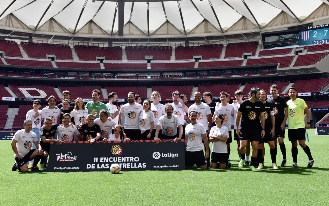 Lu Sapena compartió con estrellas en La Liga Platino 2022