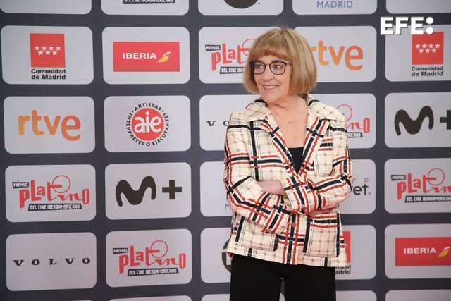 Otorgan Platino de Honor 2022 a la reconocida actriz, Carmen Maura