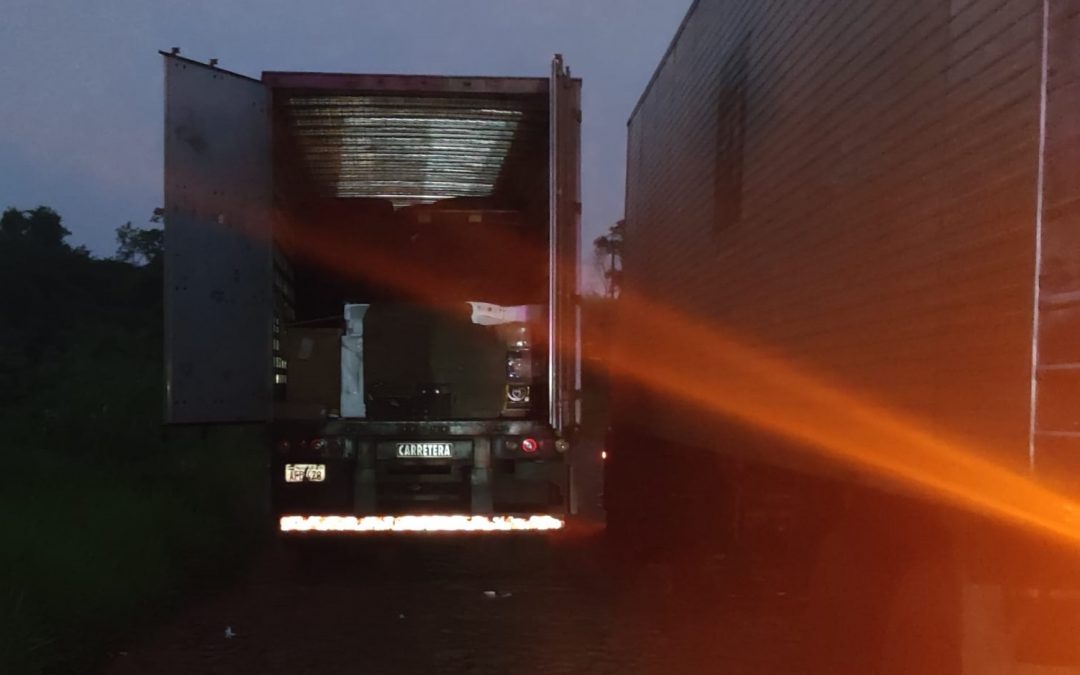 Delincuentes simulan ser policías y asaltan transporte de encomiendas en Caaguazú