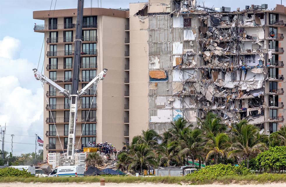 Millonaria indemnización a víctimas de derrumbe del edificio en Miami