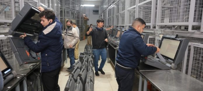 TSJE realiza testeo de máquinas que se utilizarán en capacitaciones