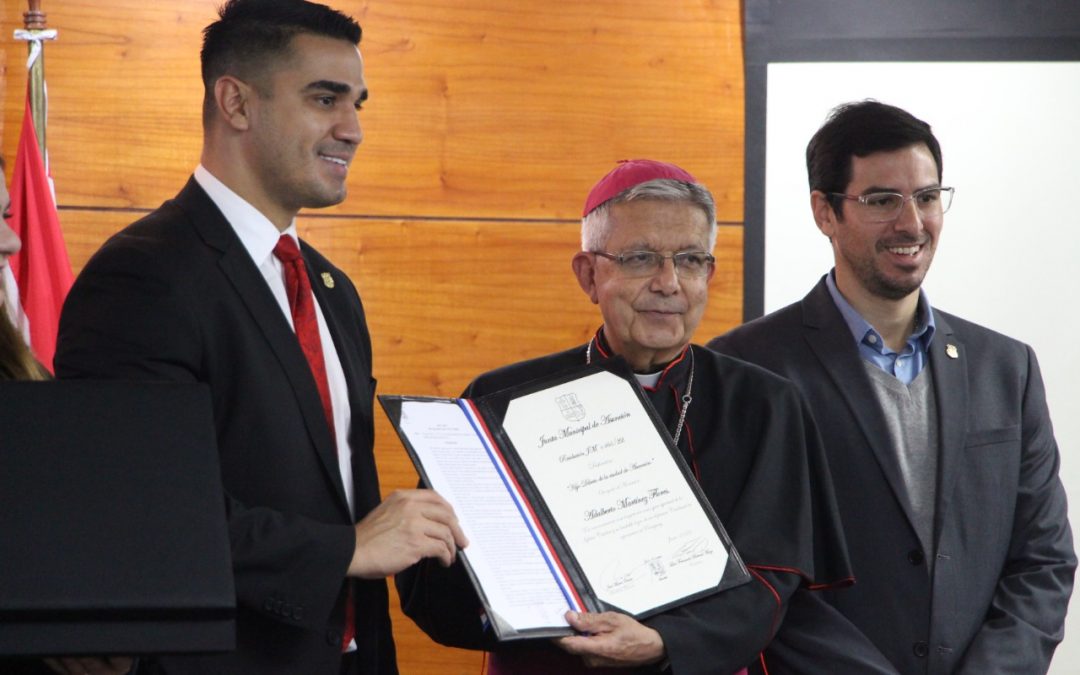 Monseñor Adalberto Martínez es nuevo “Hijo dilecto de Asunción”