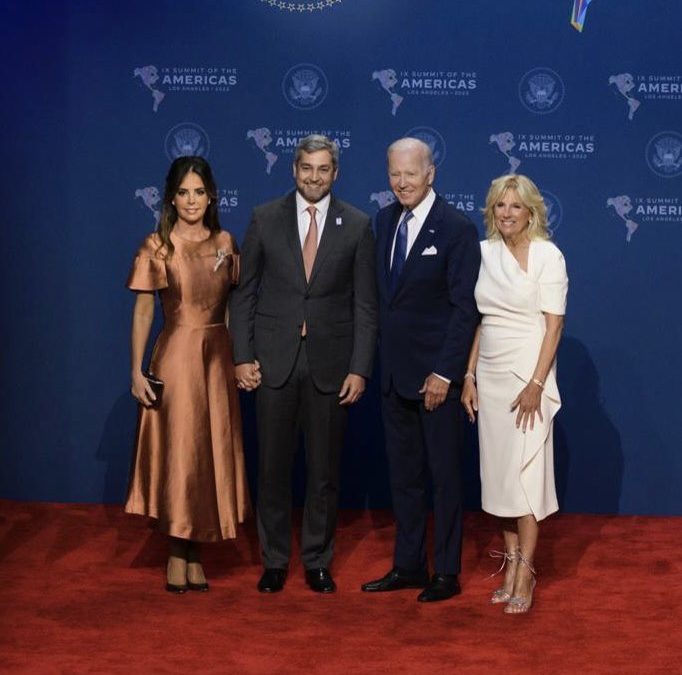 Mario Abdo y Joe Biden se encuentran en la IX Cumbre de las Américas