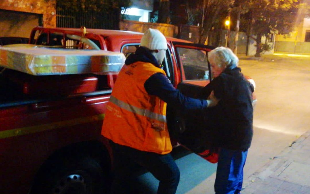 SEN asistió a más de 60 personas en situación de calle
