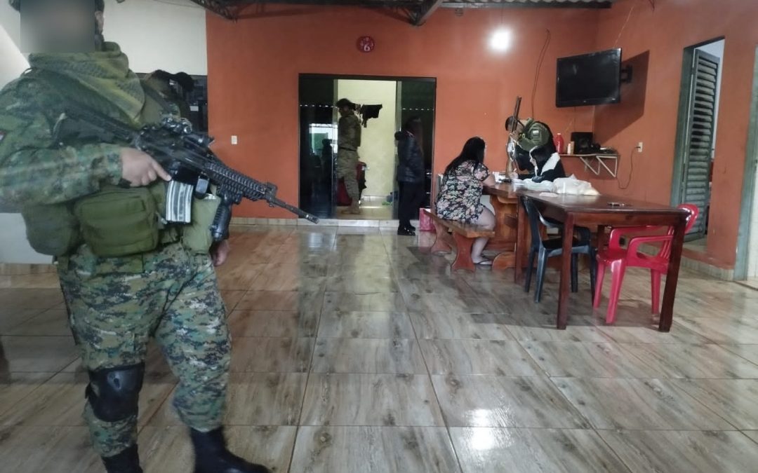 Múltiples allanamientos en Amambay, en el marco del Operativo Persea del Norte