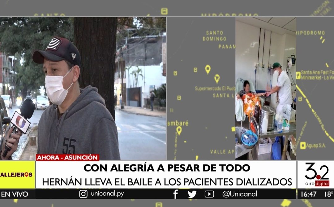 ¡Dosis de amor! Enfermero conmueve en redes al bailar con pacientes dializados